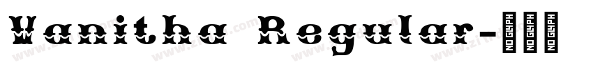 Vanitha Regular字体转换